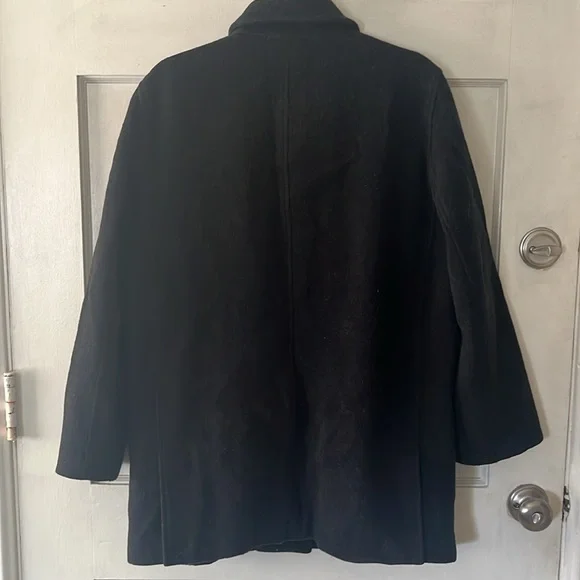 J.Crew Black Wool and Nylon Jacket (M) - Picture 2 of 4
